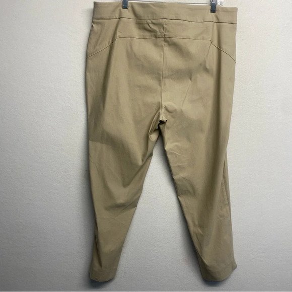 Calvin Klein ankle taper trouser pants cream women’s 20? - Picture 2 of 8